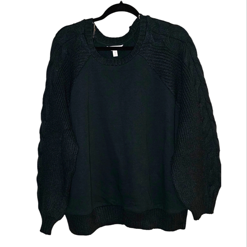 Time and Tru. Women's Green Crewneck Sweater. Size XXL. NWT. - Picture 2 of 9